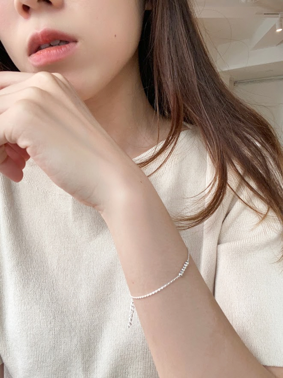 台灣平價飾品網購推薦BLUMA銀飾純銀點點心情純銀手鍊
