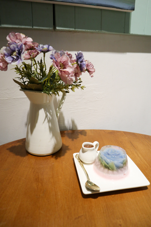 新竹火車站小百合咖啡屋甜點下午茶果凍花