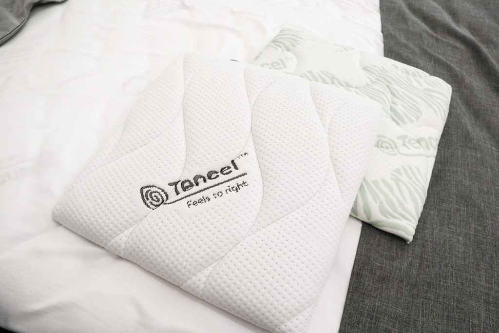 台灣製造天然乳膠獨立筒床墊價位直立蜂巢台灣品牌床墊推薦橘家床墊100%天絲