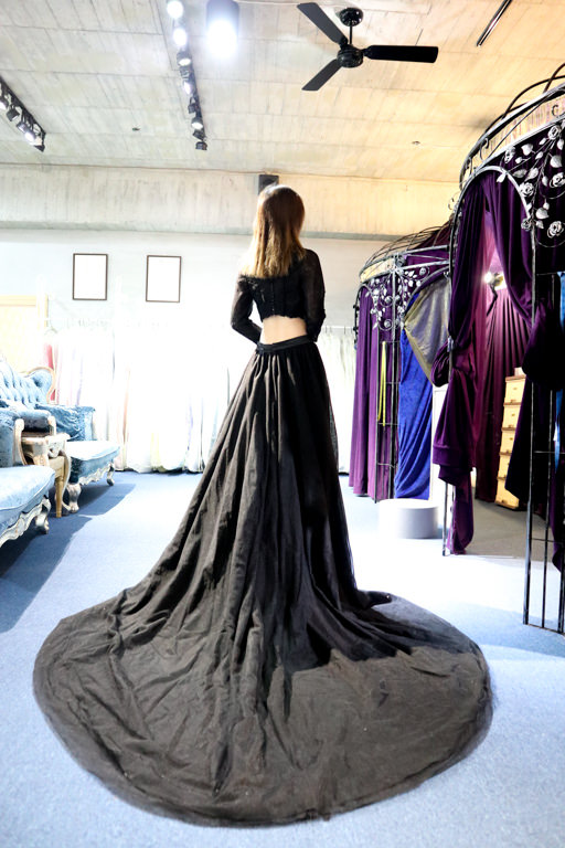 J.S Wedding傑斯婚紗攝影美學黑色兩截式禮服